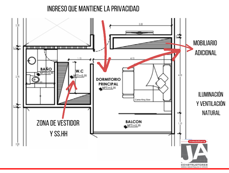 5 Consejos para el diseño de tu Dormitorio principal – JA Constructores